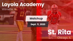 Matchup: Loyola Academy High vs. St. Rita  2020