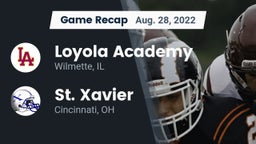 Recap: Loyola Academy  vs. St. Xavier  2022