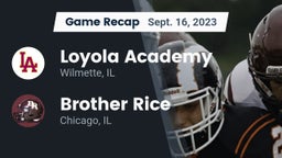 Recap: Loyola Academy  vs. Brother Rice  2023