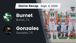 Recap: Burnet  vs. Gonzales  2020