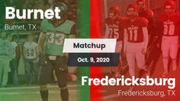 Matchup: Burnet  vs. Fredericksburg  2020