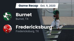 Recap: Burnet  vs. Fredericksburg  2020