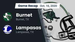 Recap: Burnet  vs. Lampasas  2020