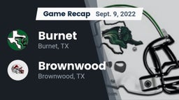 Recap: Burnet  vs. Brownwood  2022