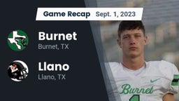 Recap: Burnet  vs. Llano  2023