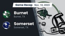 Recap: Burnet  vs. Somerset  2023