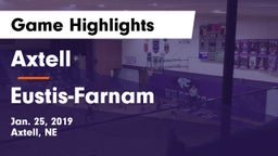 Axtell  vs Eustis-Farnam  Game Highlights - Jan. 25, 2019