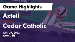 Axtell  vs Cedar Catholic  Game Highlights - Oct. 29, 2022