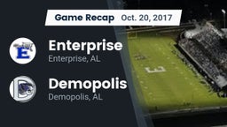 Recap: Enterprise  vs. Demopolis  2017