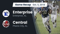 Recap: Enterprise  vs. Central  2018