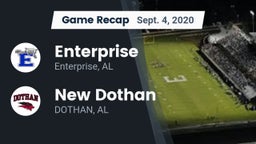 Recap: Enterprise  vs. New Dothan  2020