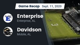 Recap: Enterprise  vs. Davidson  2020