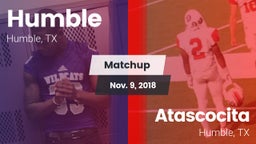 Matchup: Humble  vs. Atascocita  2018