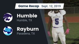 Recap: Humble  vs. Rayburn  2019