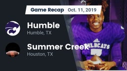 Recap: Humble  vs. Summer Creek  2019