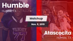Matchup: Humble  vs. Atascocita  2019