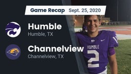 Recap: Humble  vs. Channelview  2020