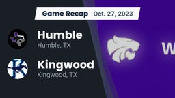 Recap: Humble  vs. Kingwood  2023