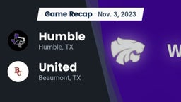 Recap: Humble  vs. United  2023