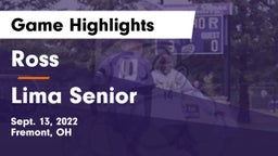 Ross  vs Lima Senior  Game Highlights - Sept. 13, 2022