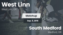 Matchup: West Linn High vs. South Medford  2016