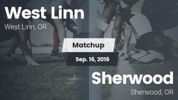 Matchup: West Linn High vs. Sherwood 2016