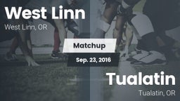 Matchup: West Linn High vs. Tualatin  2016