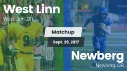 Matchup: West Linn High vs. Newberg  2017