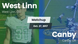 Matchup: West Linn High vs. Canby  2017