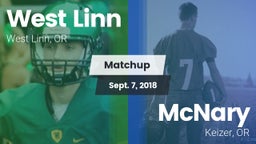 Matchup: West Linn High vs. McNary  2018