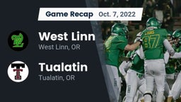 Recap: West Linn  vs. Tualatin  2022