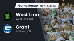 Recap: West Linn  vs. Grant  2022