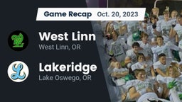 Recap: West Linn  vs. Lakeridge  2023