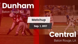 Matchup: Dunham  vs. Central  2017