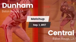 Matchup: Dunham  vs. Central  2017