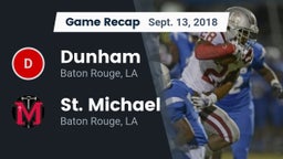 Recap: Dunham  vs. St. Michael  2018