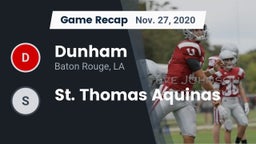 Recap: Dunham  vs. St. Thomas Aquinas 2020