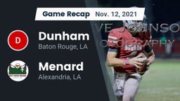 Recap: Dunham  vs. Menard  2021