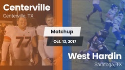 Matchup: Centerville High vs. West Hardin  2017