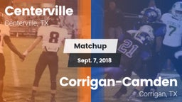 Matchup: Centerville High vs. Corrigan-Camden  2018