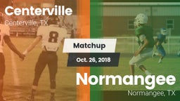 Matchup: Centerville High vs. Normangee  2018