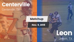 Matchup: Centerville High vs. Leon  2018