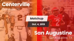 Matchup: Centerville High vs. San Augustine  2019