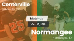 Matchup: Centerville High vs. Normangee  2019