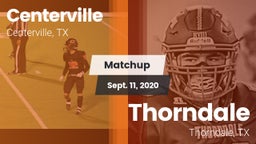 Matchup: Centerville High vs. Thorndale  2020