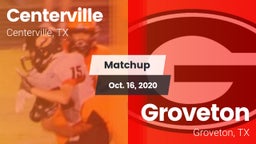 Matchup: Centerville High vs. Groveton  2020