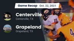 Recap: Centerville  vs. Grapeland  2021