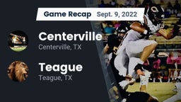 Recap: Centerville  vs. Teague  2022