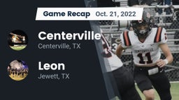 Recap: Centerville  vs. Leon  2022
