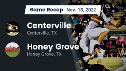 Recap: Centerville  vs. Honey Grove  2022